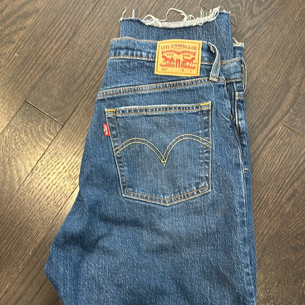 Levi’s 501 Raw Hem Jeans